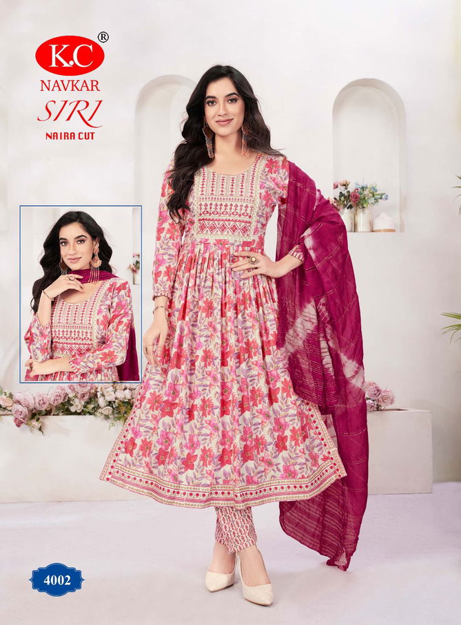 Siri 4 By Kc Rayon Foil Printed Kurti With Bottom Dupatta Wholesale Clothing Suppliers In India
